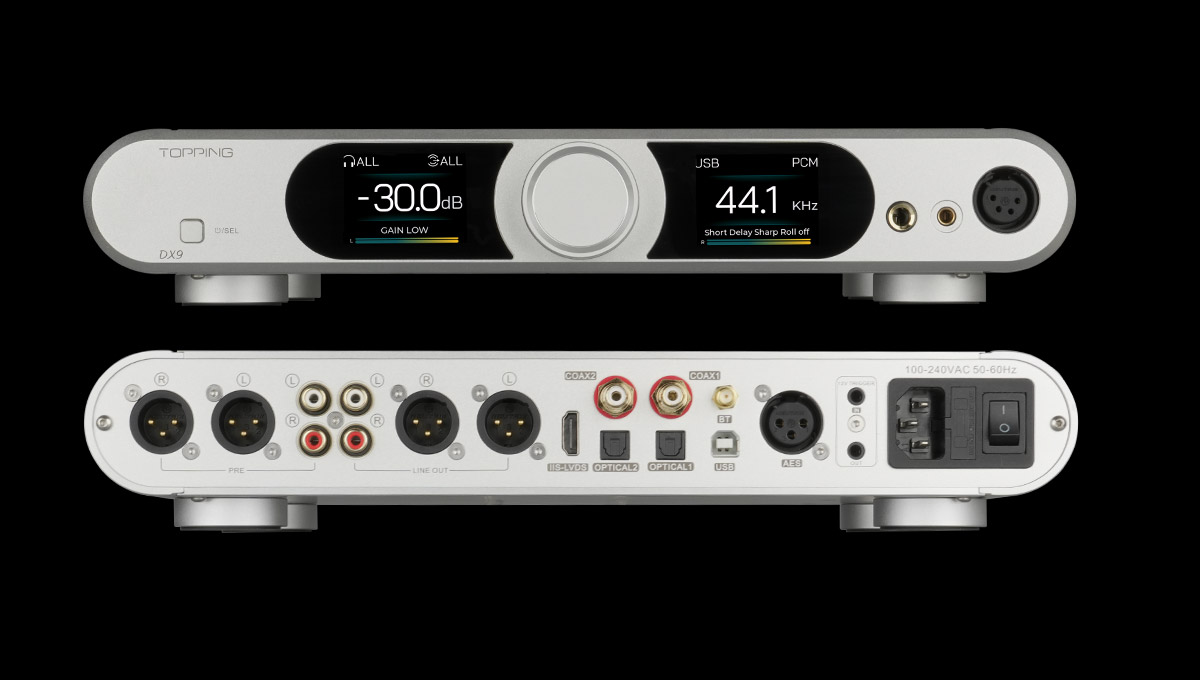 Topping DX9 DAC/AMP รุ่นพิเศษครบรอบ 15ปี รองรับ LDAC, Dual Hi-Res ประกันศูนย์ไทย