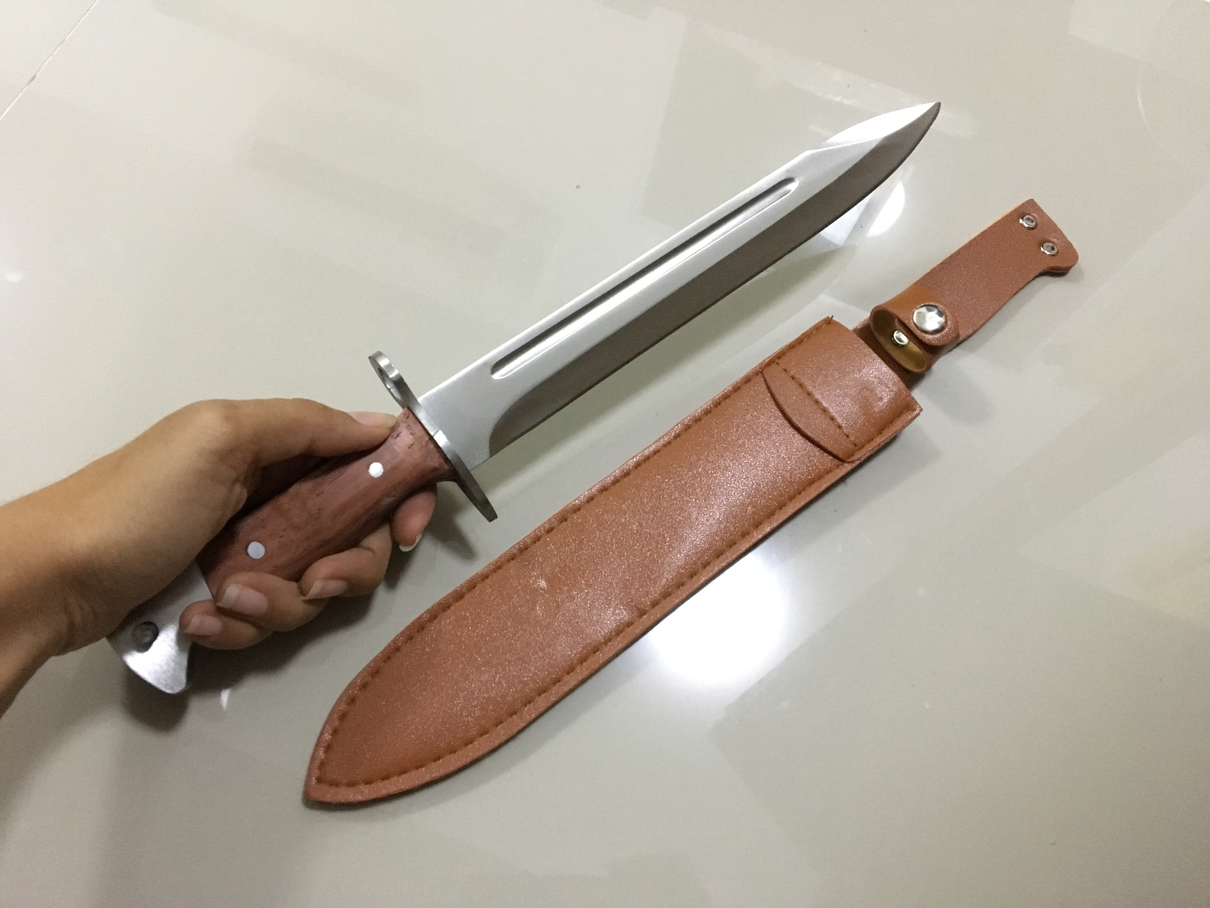 มีด มีดปลายปืน AK-47 CCCP ขนาด 14" จำลองดาบปลายปืนอาก้า สมัยสงครามโลก