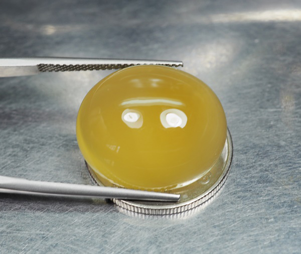คาลซิโดนีสีเหลือง(Yellow Chalcedony) 20.66 กะรัต