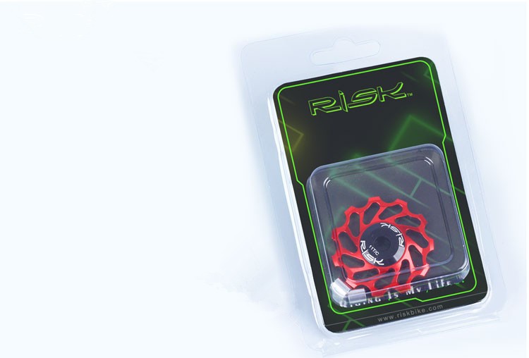 ลูกรอกตีนผี ลูกกลิ้งตีนผีหลัง RISK CERAMIC BEARING JOCKY WHEEL