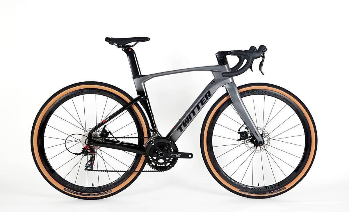 เสือหมอบ Twitter Gravel V2 24 เฟรมคาร์บอน ซ่อนสาย เกียร์ RETROSPEC 2*12 สปีด ล้อ 700C ปี 2022