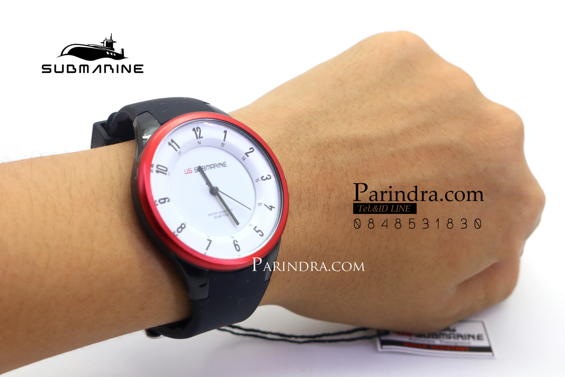 นาฬิกา US submarine Standard ของแท้ 100% รุ่น TP2117M สีดำ-ขาว