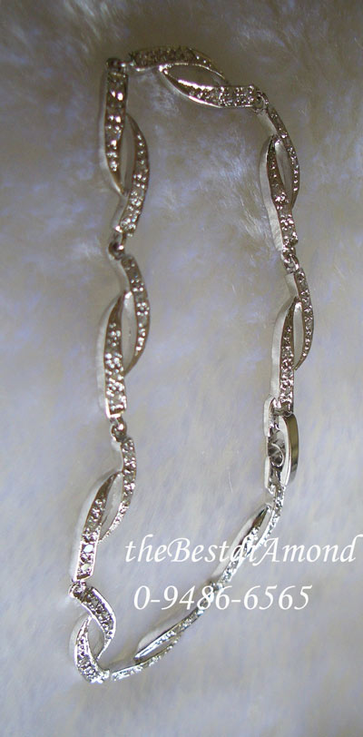 CL002RD+++สร้อยข้อมือเกรียว สวย ดูดีมากๆๆๆ+++งานฝังเรียบร้อยมากแบบจิกไข่ปลา งานเริ่ดหรู เหมือนจริงสุดๆ