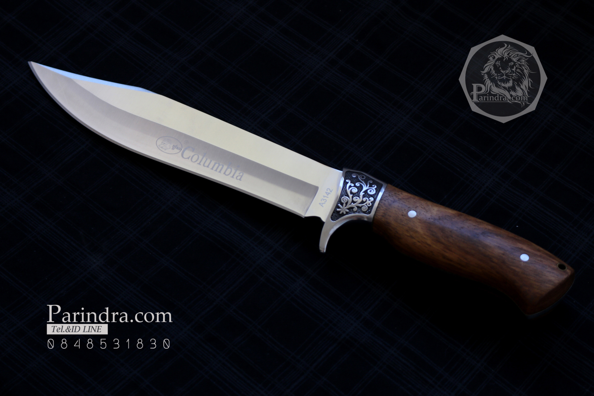 มีด Columbia รุ่น A3142 ด้ามไม้คลาสสิค ใบมีดออกแบบสวย ขนาด 12.5 นิ้ว