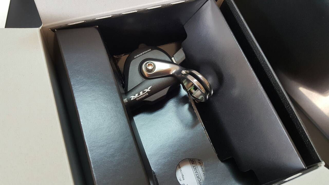 มือเกียร์ XTR, SL-M9000, เฉพาะข้างขวาสำหรับจานชั้นเดียว, 11 SPD, พร้อมสาย (มีกล่อง),ISLM9000RAP