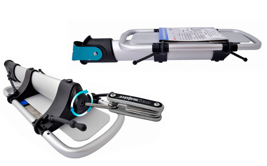 แร็ค BETO ALLOY REAR RACK SEATPOST ,SILLVER,CBR-718A