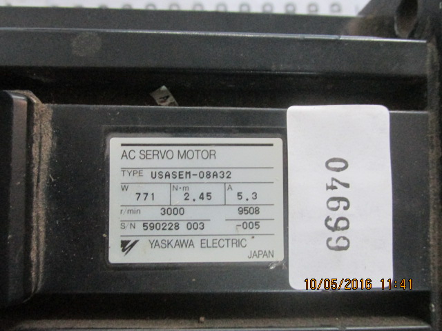 USASEM-08A32 SERVO MOTOR " YASKAWA "