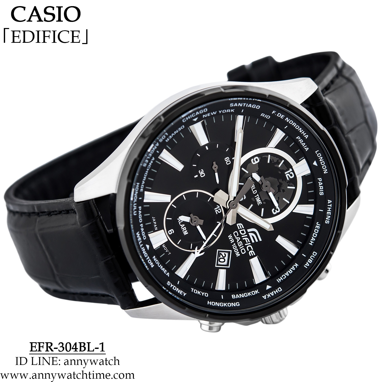 EDIFICE EFR-304BL-1