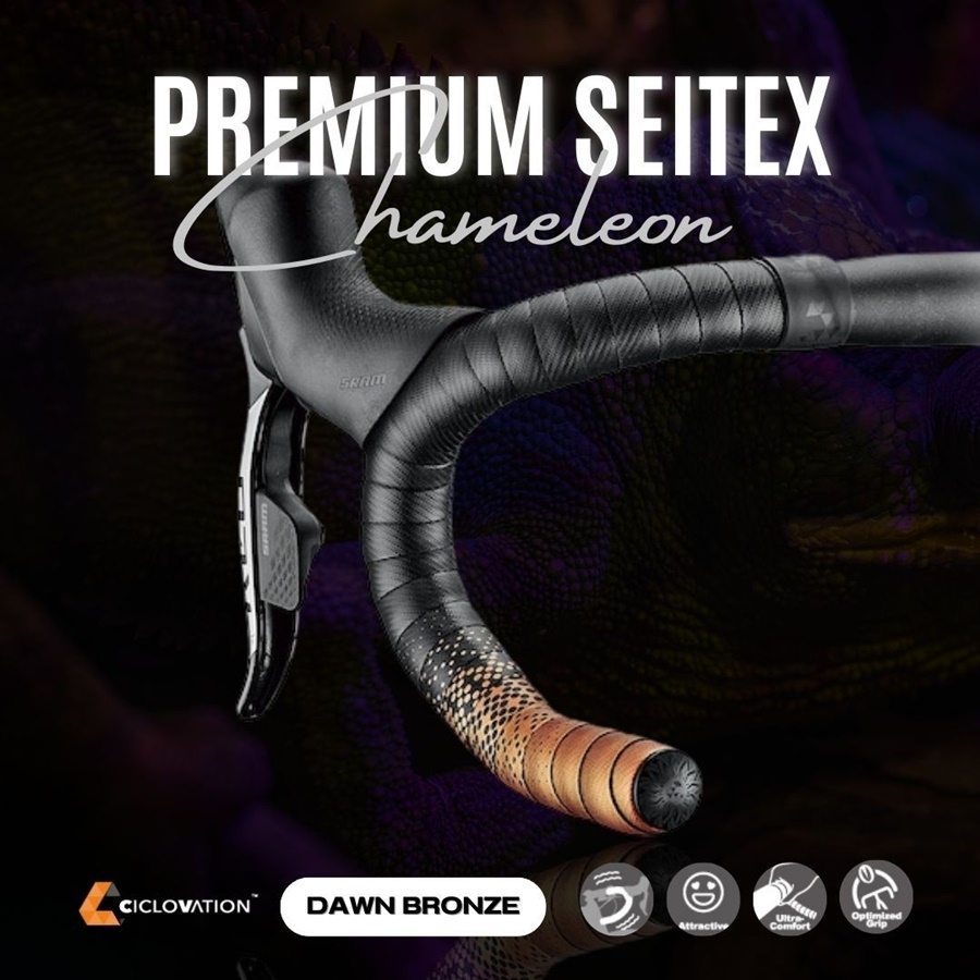 ผ้าพันแฮนด์ CICLOVATION TAPE PREMIUM SEITEX CHAMELEON BAR TAPE