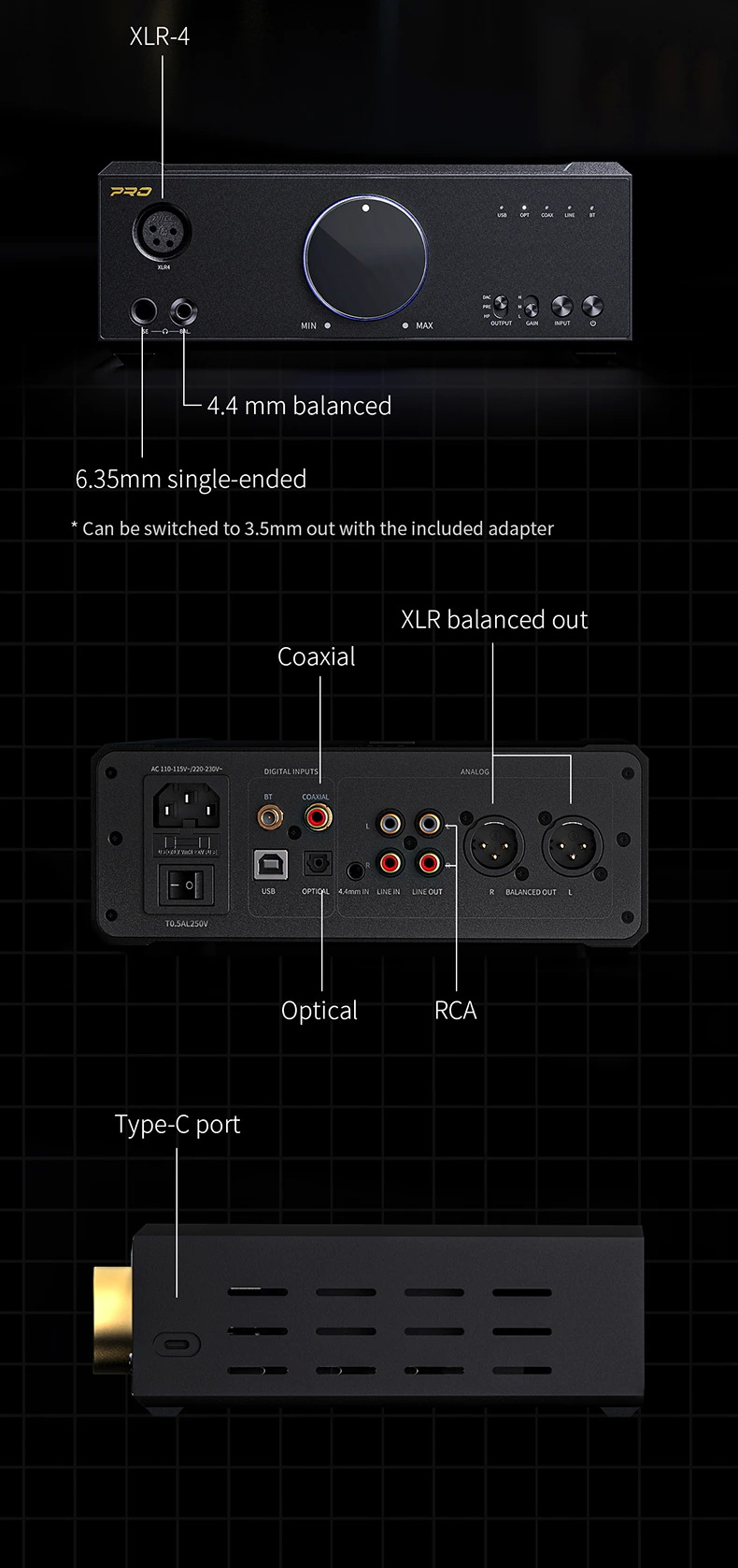 FiiO K9 PRO DAC/AMP ตั้งโต๊ะ เรือธง DAC ESS ES9038PRO x2, AMP THX AAA 788+ รองรับ MQA, LDAC, Dual Hi-Res ประกันศูนย์ไทย