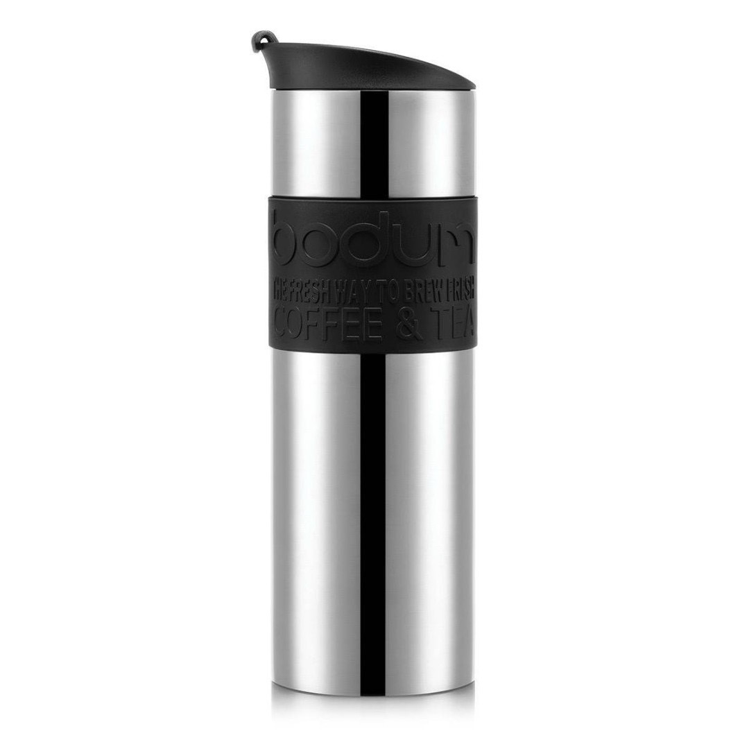 กระบอกเก็บเย็น-ร้อน แพคคู่ Bodum Stainless Steel Travel Mug 600ml × 2