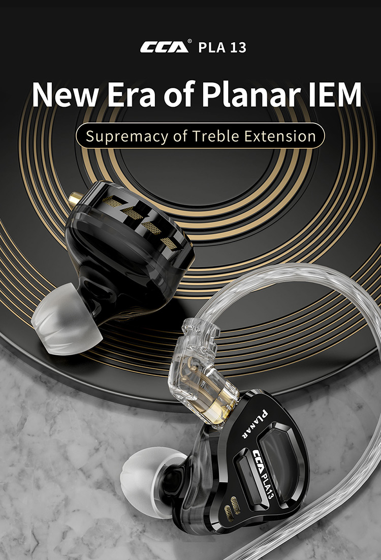 CCA PLA13 หูฟังไดรเวอร์ PLANAR 13.2 mm ประกันศูนย์ไทย