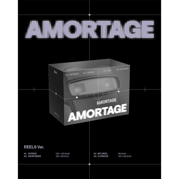 PRE. อัลบั้ม JISOO [AMORTAGE] (REELS Ver.) นำเข้า 14- 25 วัน