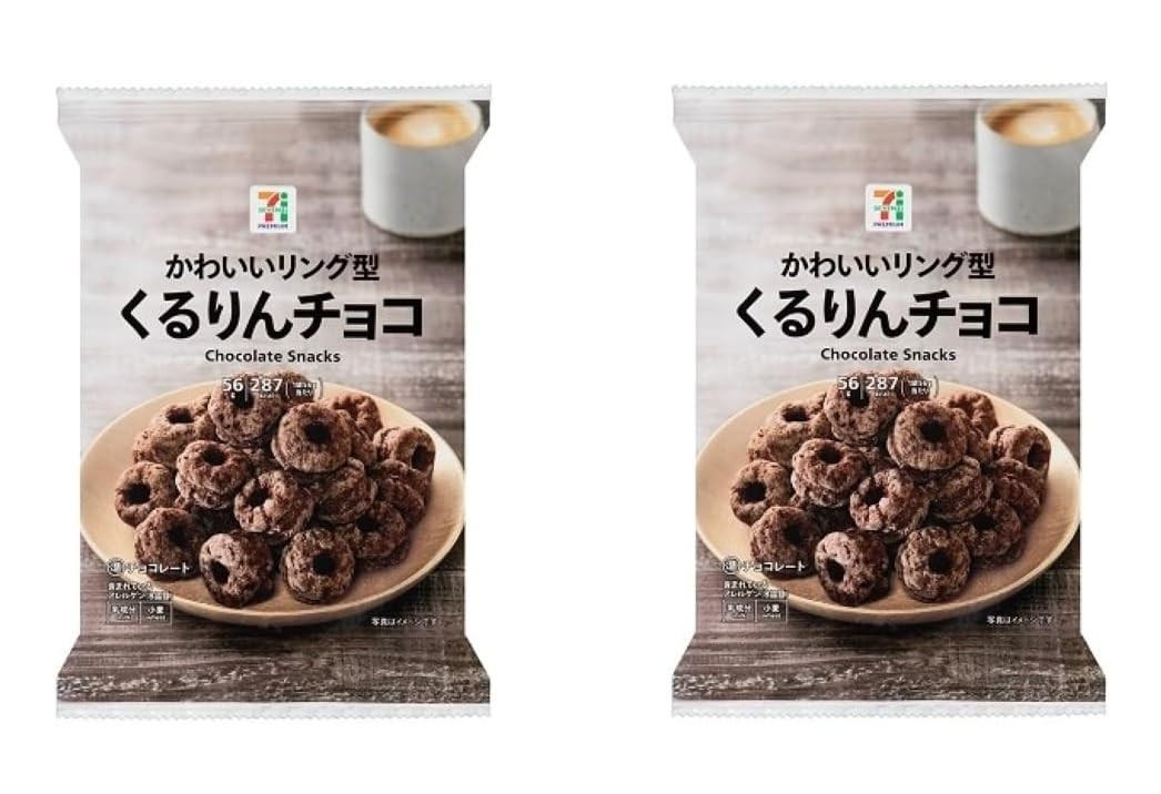 7-11 ข้าวพองช็อคโกแลต くるりんチョコ Chocolate Snack 56 grams