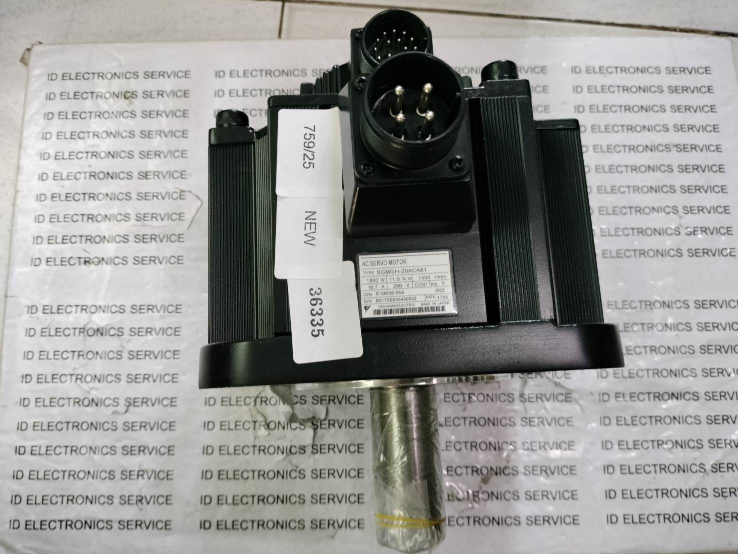 SGMGH-20ACA61 SERVO MOTOR " YASKAWA "