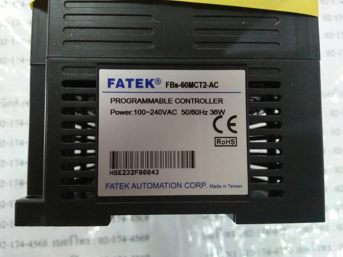 PLC “ FATEK ” รุ่น FBS-60MCT2-AC