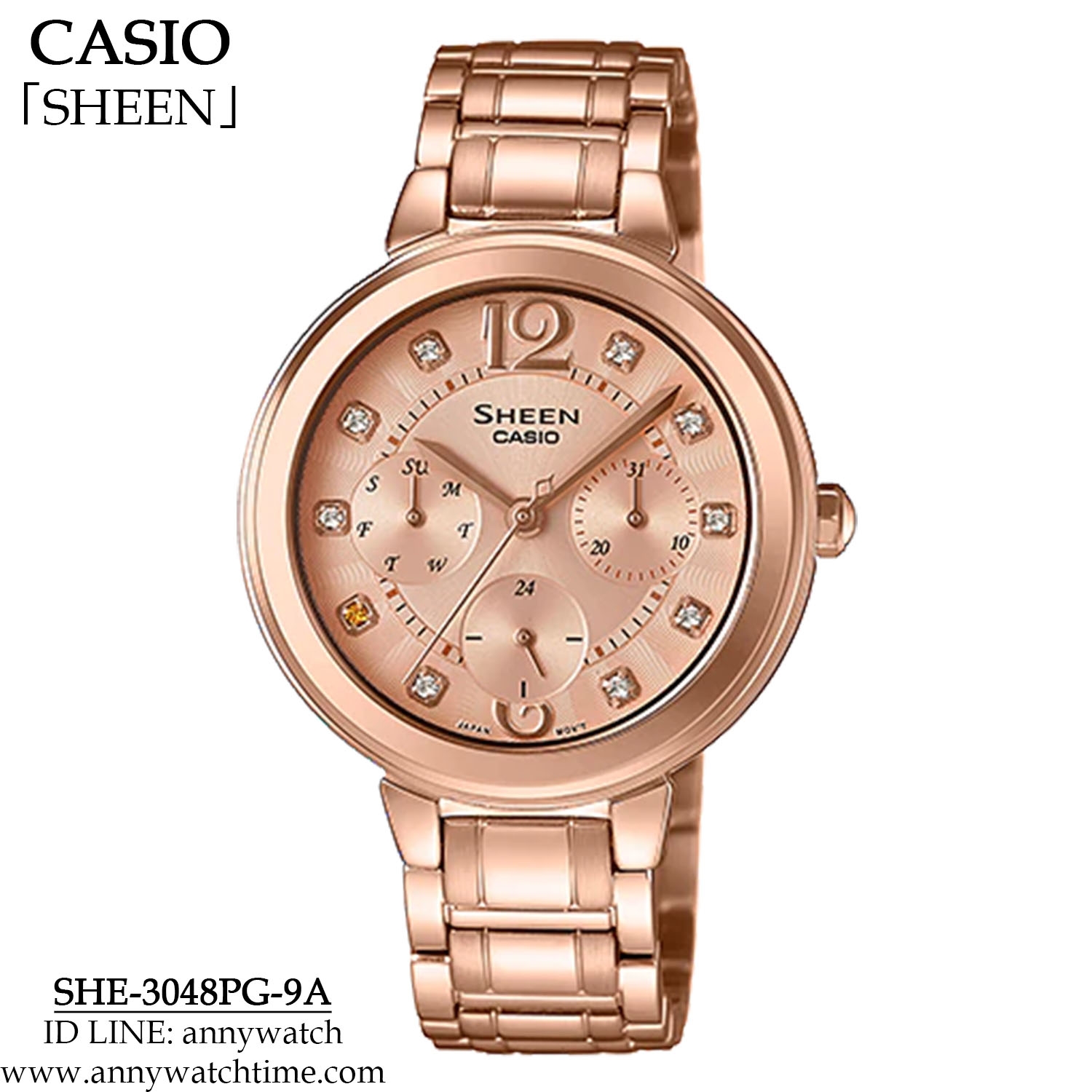 SHEEN SHE-3048PG-9A