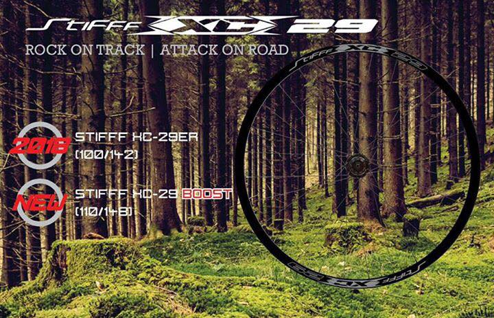 ชุดล้อเสือภูเขา STIFF MTB 29” XC-29er, 100X142mm. สีดำ น้ำหนัก 1750กรัม รองรับ 7-11สปีด