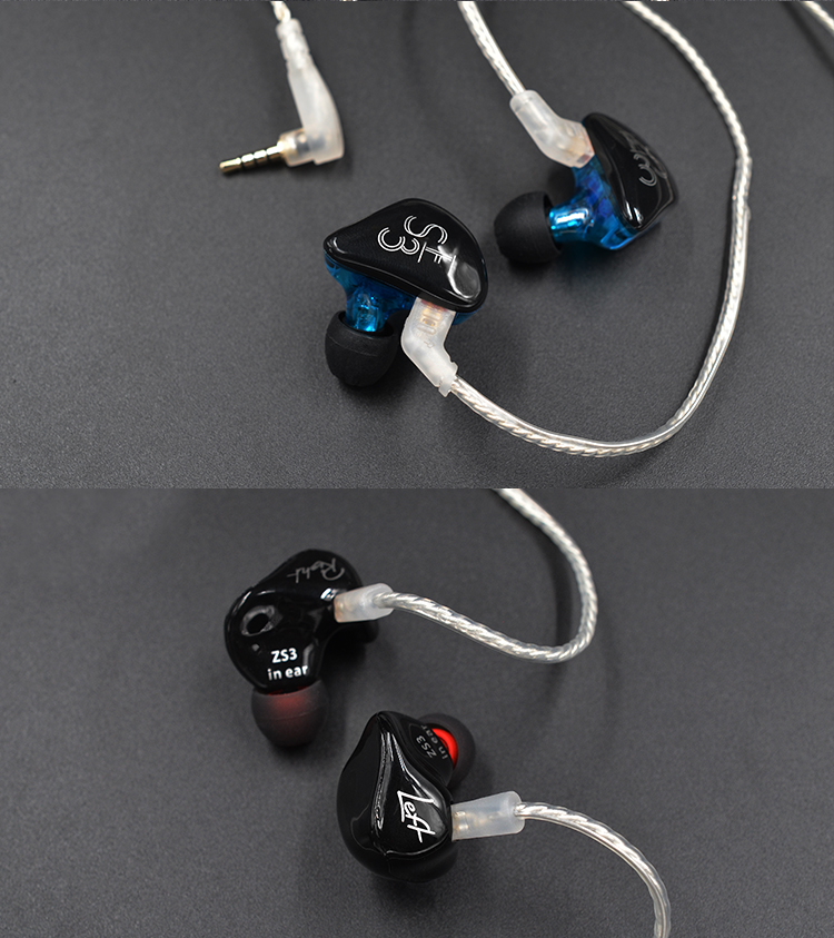 ขาย KZ 2.5 balanced สายชุบเงินถัก ขั้ว 2 พิน แบบ 2.5 balanced สำหรับหูฟัง KZ