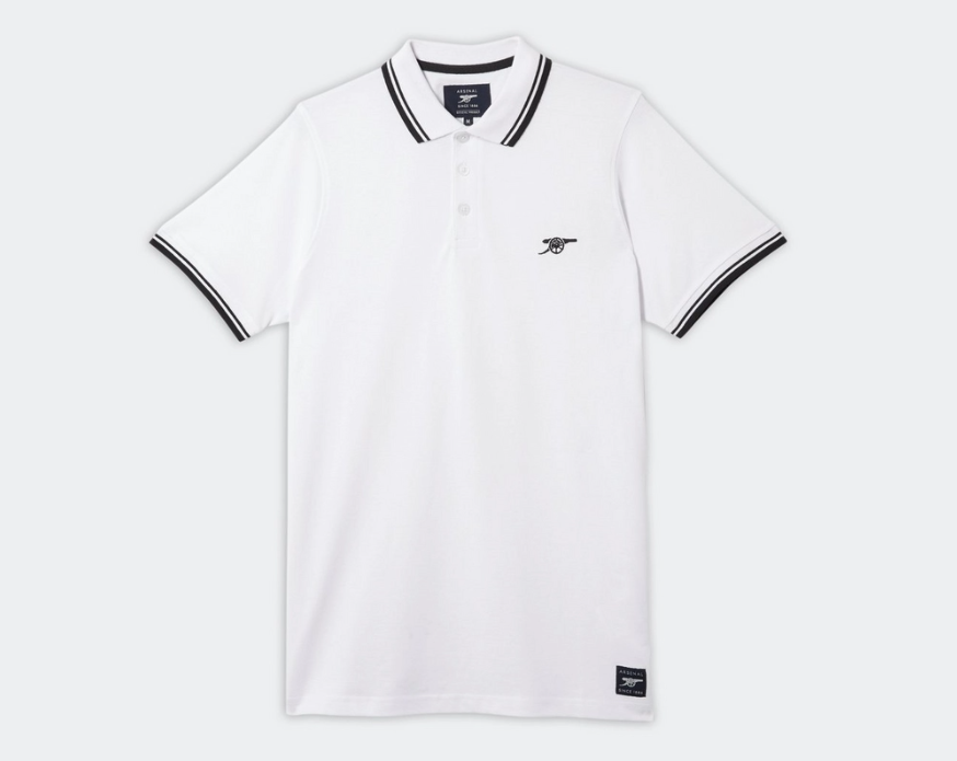 เสื้อโปโลอาร์เซนอล 1886 White Cannon ของแท้