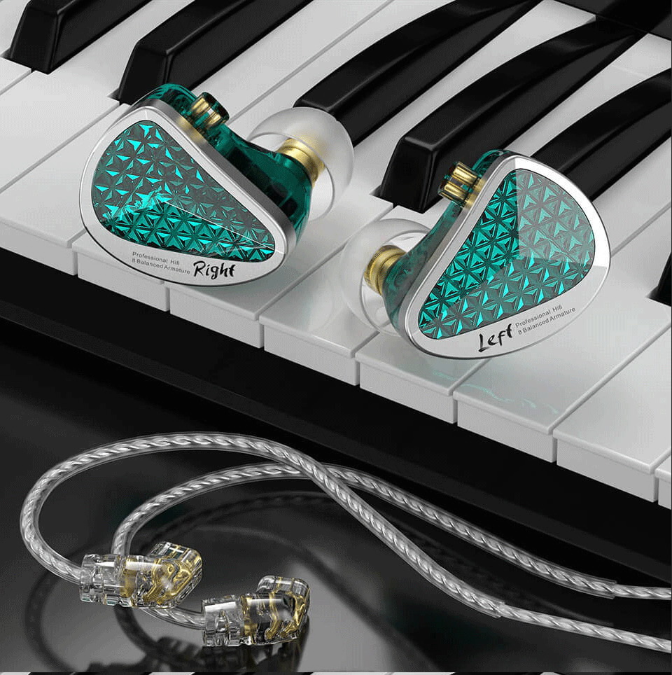 KZ AS16 PRO หูฟัง IEMs 8 ไดร์เวอร์ 8BA ประกันศูนย์ไทย