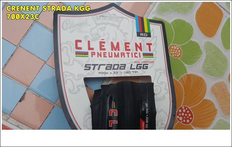 CLEMENT ยางนอก STRADA LGG, 700X23C,700X25C, 120TPI, สีดำ, Made in Taiwan