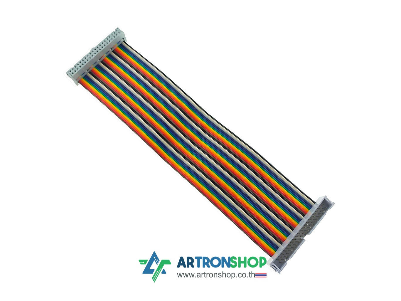 สายแพร GPIO สำหรับบอร์ด Raspberry Pi ผู้-เมีย Breakout Cable GPIO 40PIN for Raspberry Pi Male-Female