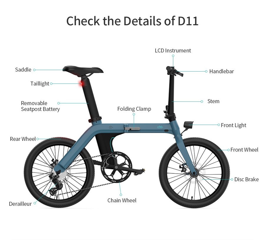 FIIDO D21 FOLDING SPORT ELECTRIC BIKE