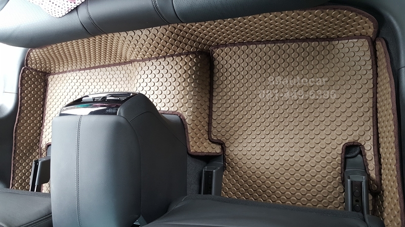 ขายพรมปูพื้นรถยนต์เข้ารูป Honda Accord 2017 กระดุมสีน้ำตาลขอบน้ำตาล