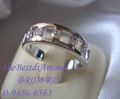 BR038RD+++แหวนแถวแบบโปร่ง+++โดนใจทุกวัย ทันสมัย ดีไซน์สวยเก๋ ดูโปร่งดีค่ะ