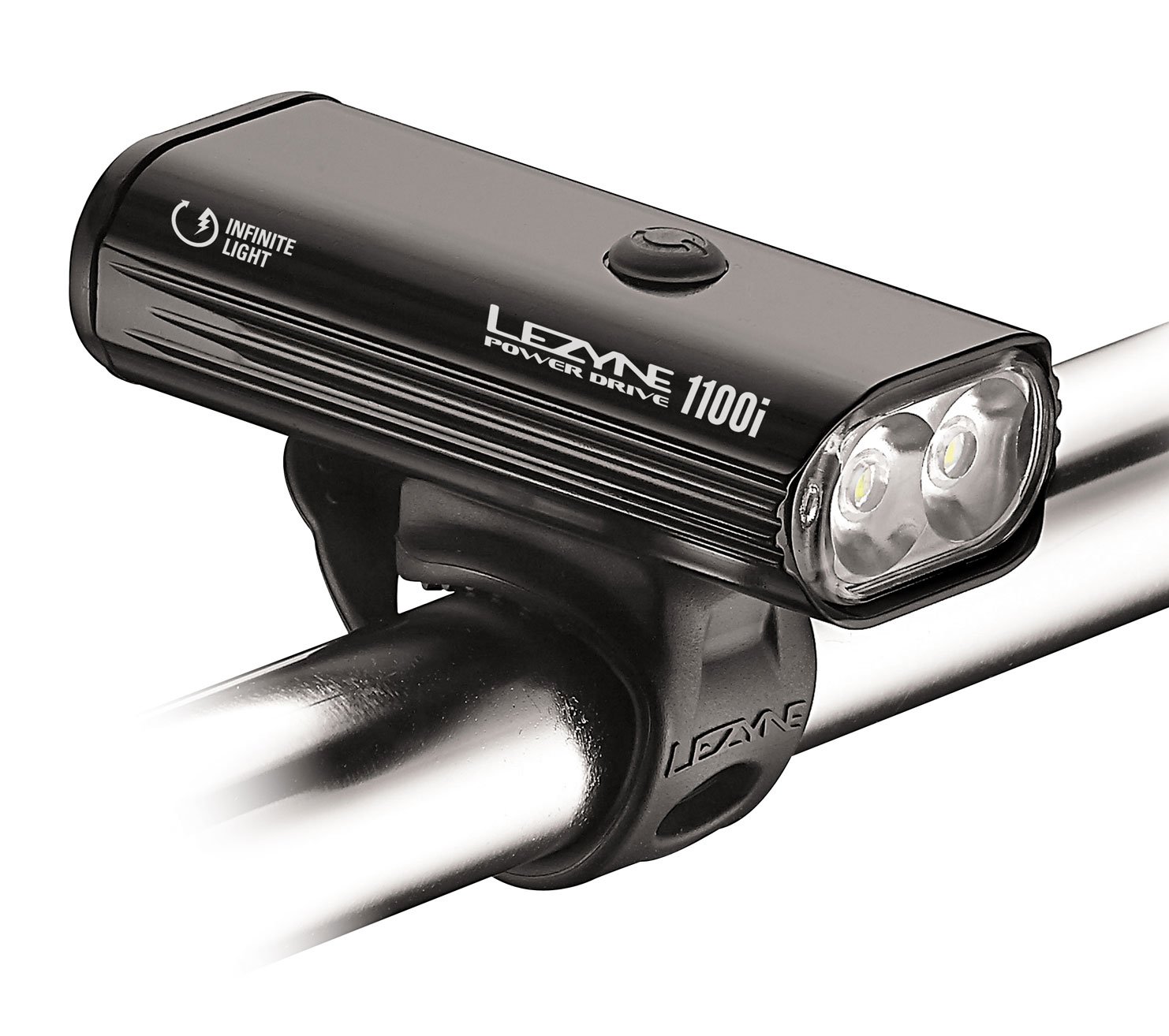 ไฟหน้า Lezyne Power Drive 1100I Y10 Front Light - 1100 Lumens, USB, 500XL (กล่องขาว)