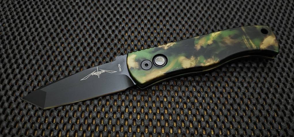 Pro-Tech Emerson CQC7 - REC Exclusive Woodland Camo / DLC 154CM