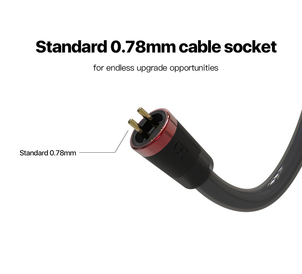 ขาย Hiby Seed 2 หูฟัง Dynamic รองรับ Hi-Res บอดี้ Pure copper สายชุบเงินถัก 4