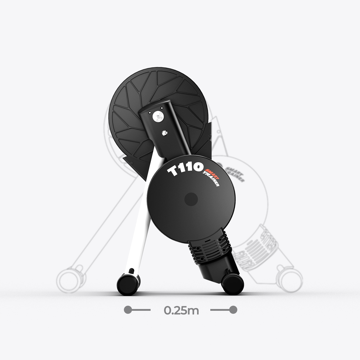 Maijin T110 Smart Trainer | Direct Drive Indoor Bike Trainer | 600W | ±5% Power Accuracy | พับเก็บได้ | Bluetooth FTMS | รองรับ MTB / Road / Gravel