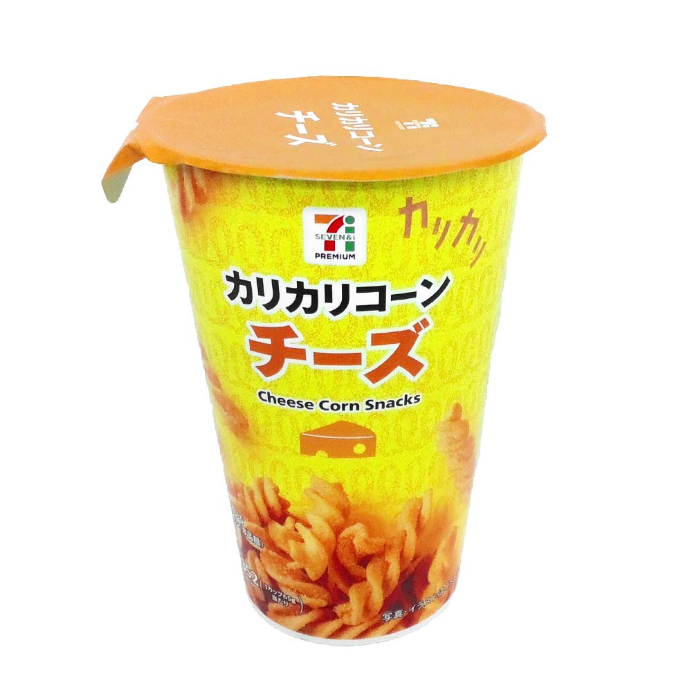 🧀 ขนมชีสเกลียว Karikari Corn Snacks จาก 7-Eleven Japan 🧀
