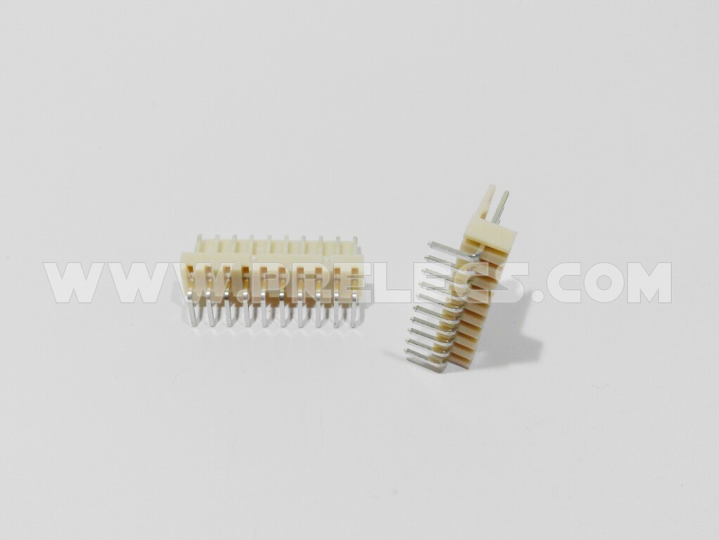 Housing Connector 2.54mm 10P ผู้งอ