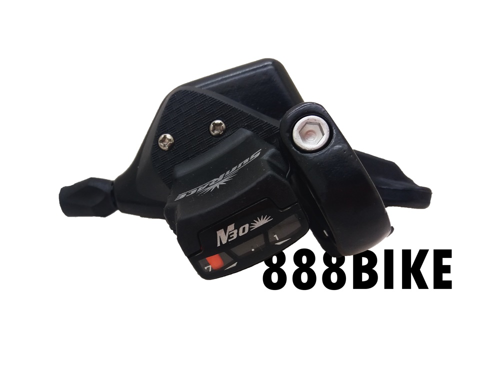 มือเกียร์เสือภูเขา Sunrace 3x7สปีด M30 มีสาย (มีกล่อง)