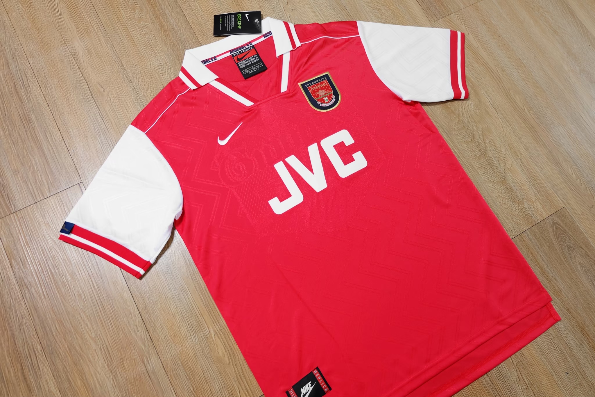 Arsenal 1997/98 Home Vintage Jersey เสื้อฟุตบอลอาร์เซนอลย้อนยุค JVC