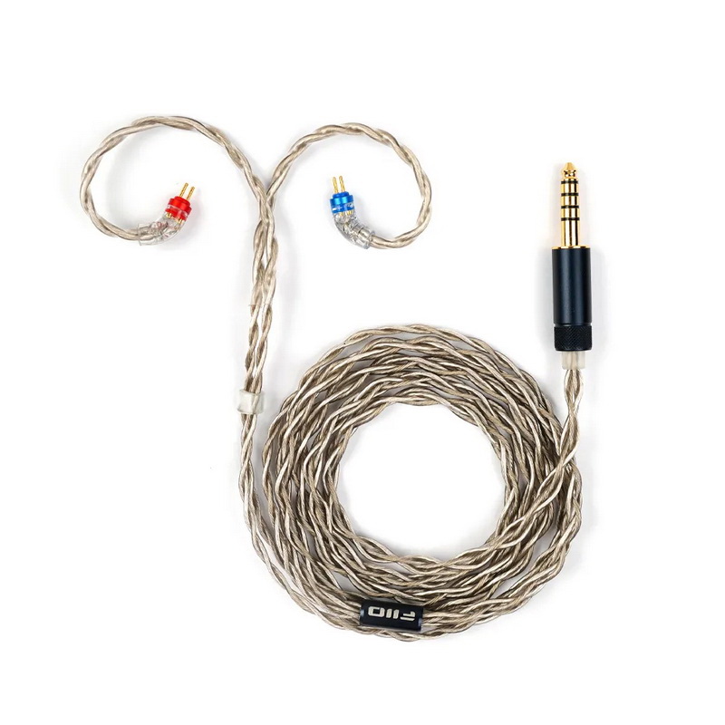 FiiO LS-4.4A สายอัพเกรดหูฟังทองแดงชุบเงิน โครงสร้าง Litz คุณภาพสูง