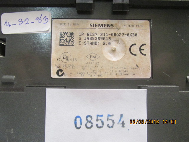 PLC “ SIEMENS ” รุ่น 6ES7 211-0BA22-0XB0