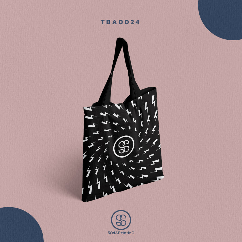 กระเป๋าผ้าแคนวาส พิมพ์ลาย ThunderBolts TBA0024 #SOdABag #SOdAPrintinG #กระเป๋า #กระเป๋าผ้า