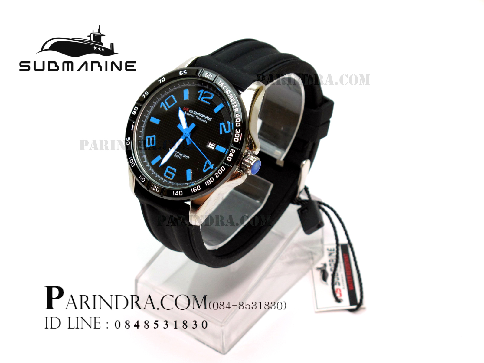 นาฬิกา US Submarine J112MD ตัวเลขฟ้า