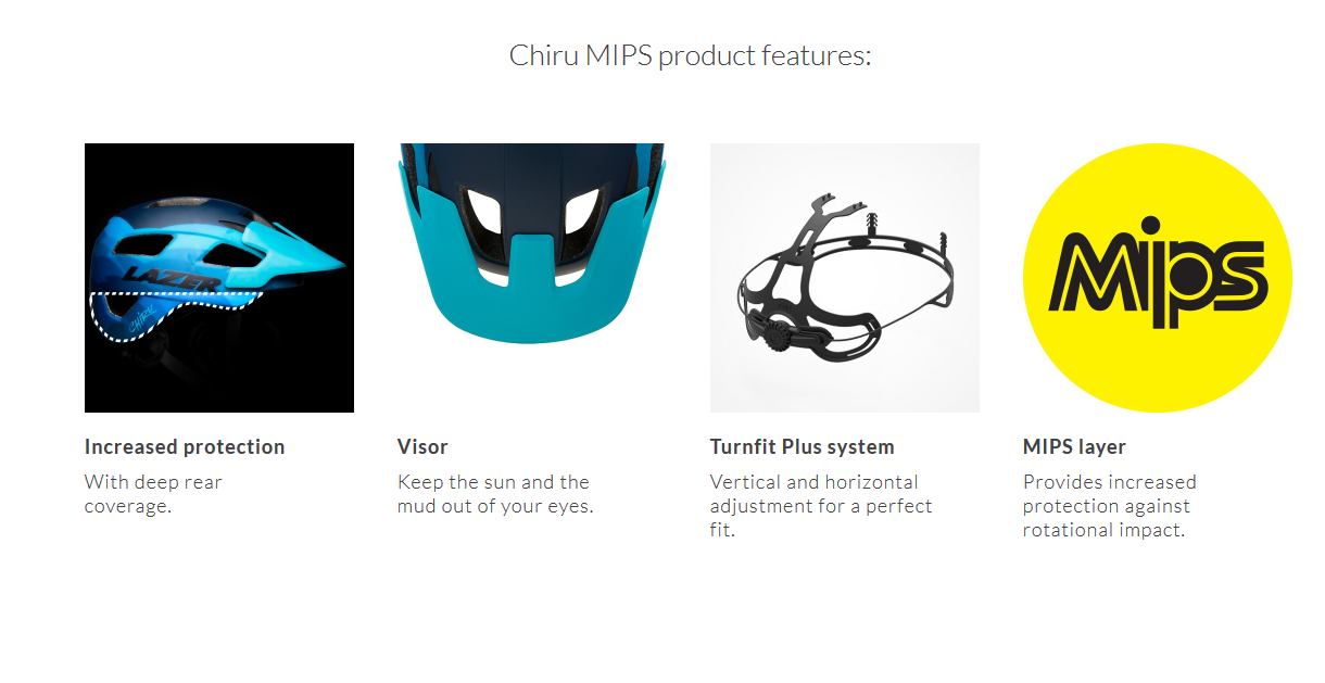 หมวกกันน็อค หมวกจักรยานเสือภูเขา LAZER CHIRU MTB HELMET, 2020