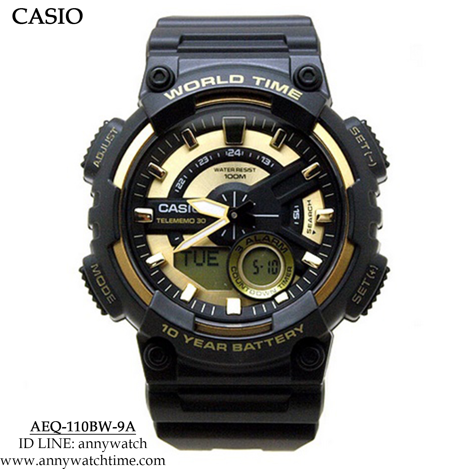 CASIO AEQ-110BW-9A
