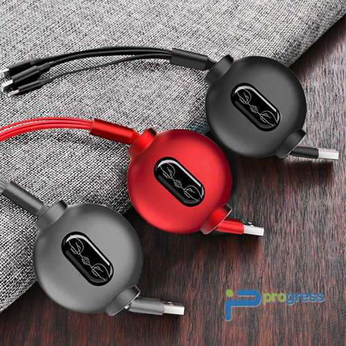 สายชาร์ต 3 in 1 Android Micro USB Type-C iPhone