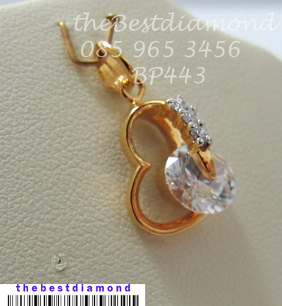 BP443===จี้หัวใจมีแต่เธอ=== น่่ารักสุดๆๆ เพชรวิ๊งๆๆ แบบทันสมัย เปรี้ยว เก๋ น่ารัก ในแบบเดียวกัน