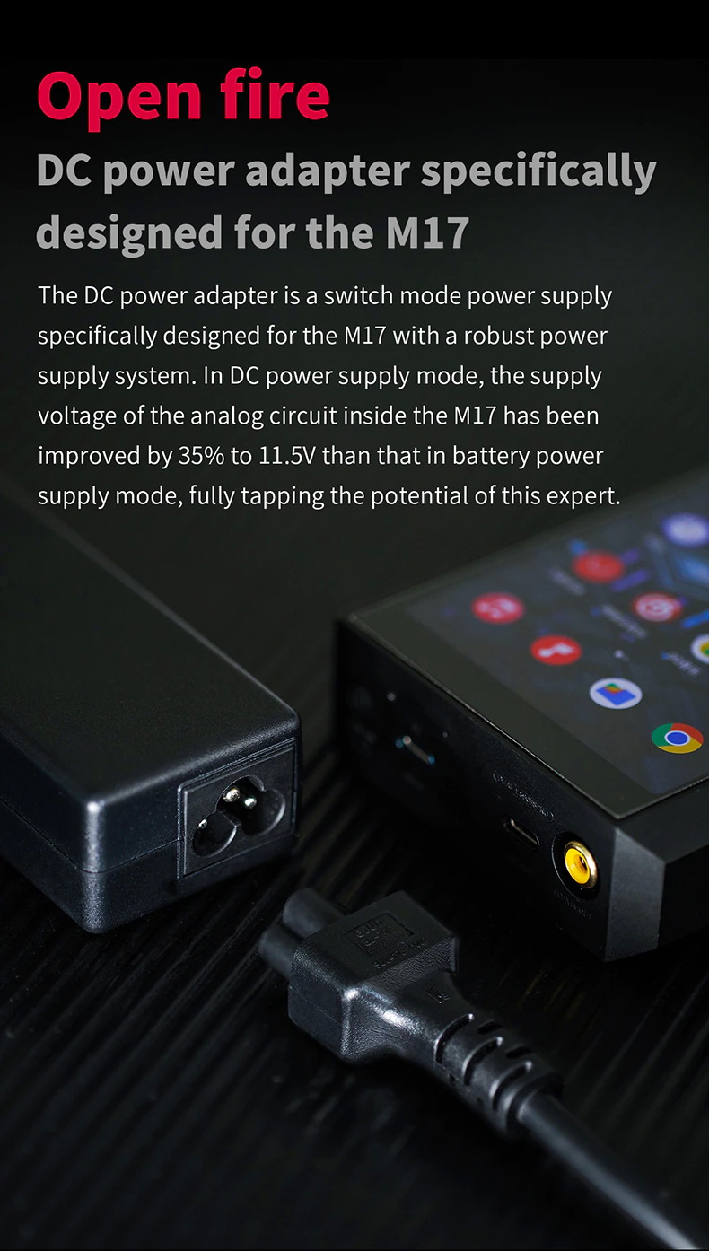 FiiO Adapter หม้อแปลงสำหรับ FiiO M17 [-หม้อแปลง-]