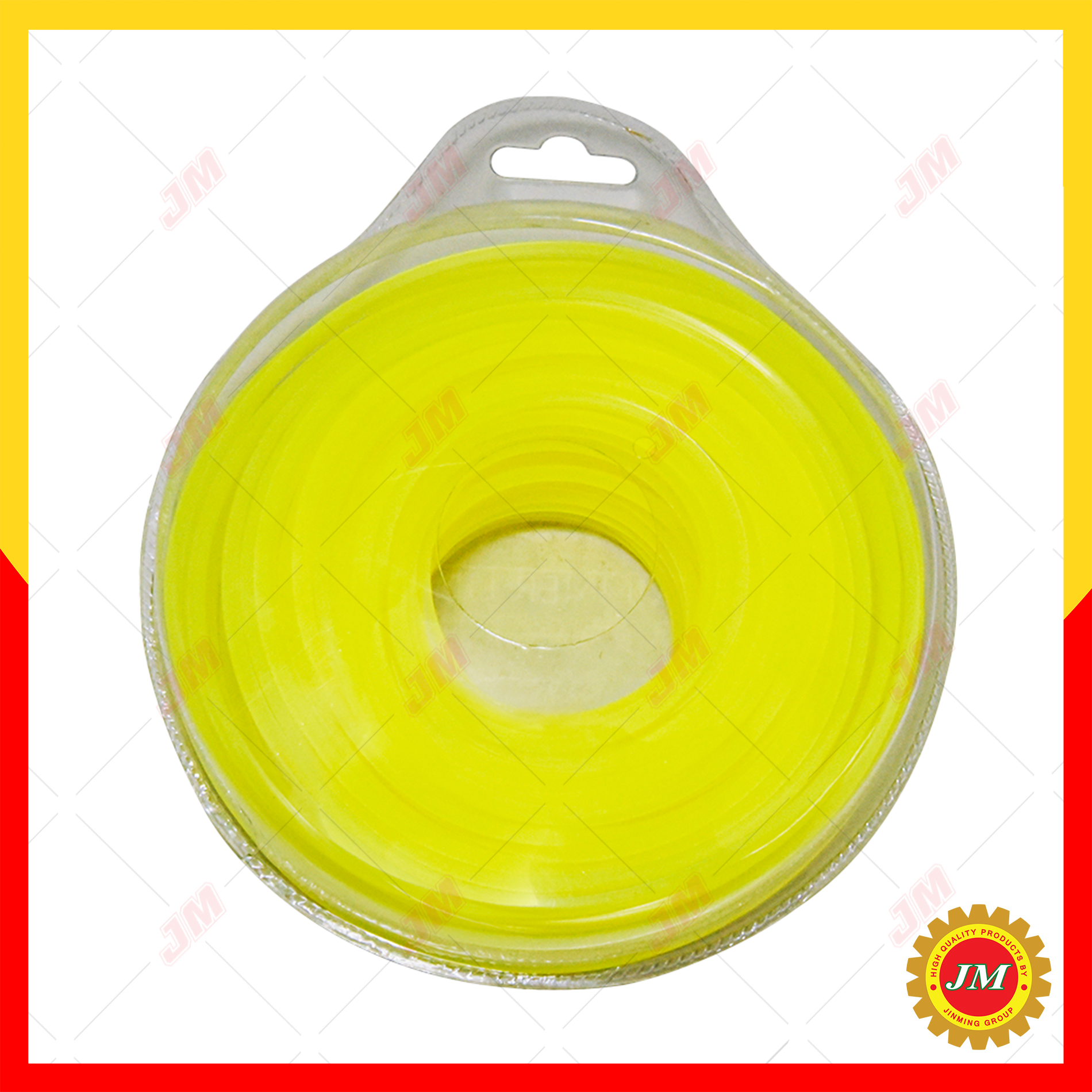 เอ็นตัดหญ้า 40เมตร* Falcon 0.5 ปอนด์ 2.5 มม. กลม/เหลี่ยม เหลือง/ขาว/ส้ม