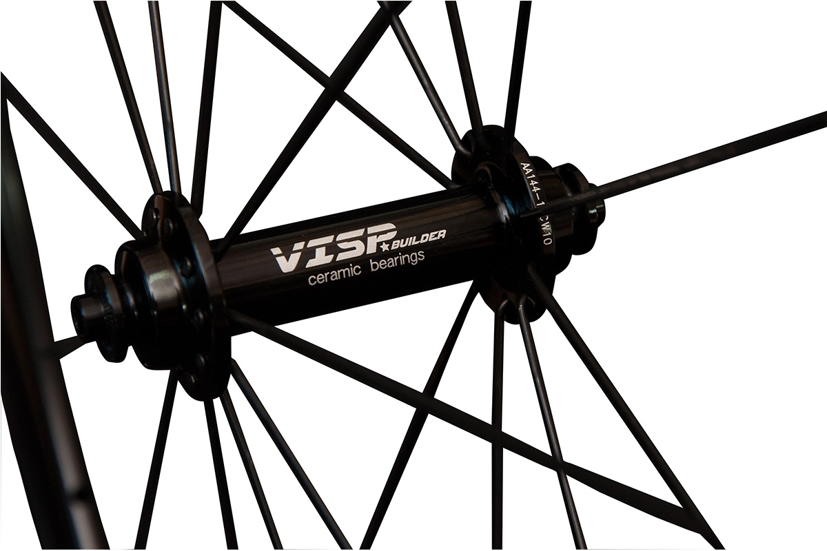 ชุดล้อเสือหมอบ VISP ALU A30 ดุมเซรามิค แบร์ริ่ง Visp Ceramic Bearing ซี่ลวดแบนแอโร่ Aero รองรับโม่ Shimano 8-11สปีด