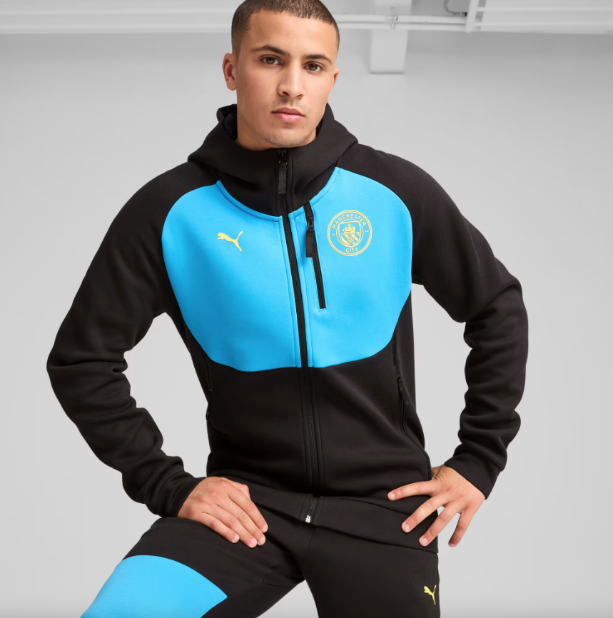 เสื้อฮู้ดแมนเชสเตอร์ ซิตี้ PUMATECH Full-zip ของแท้